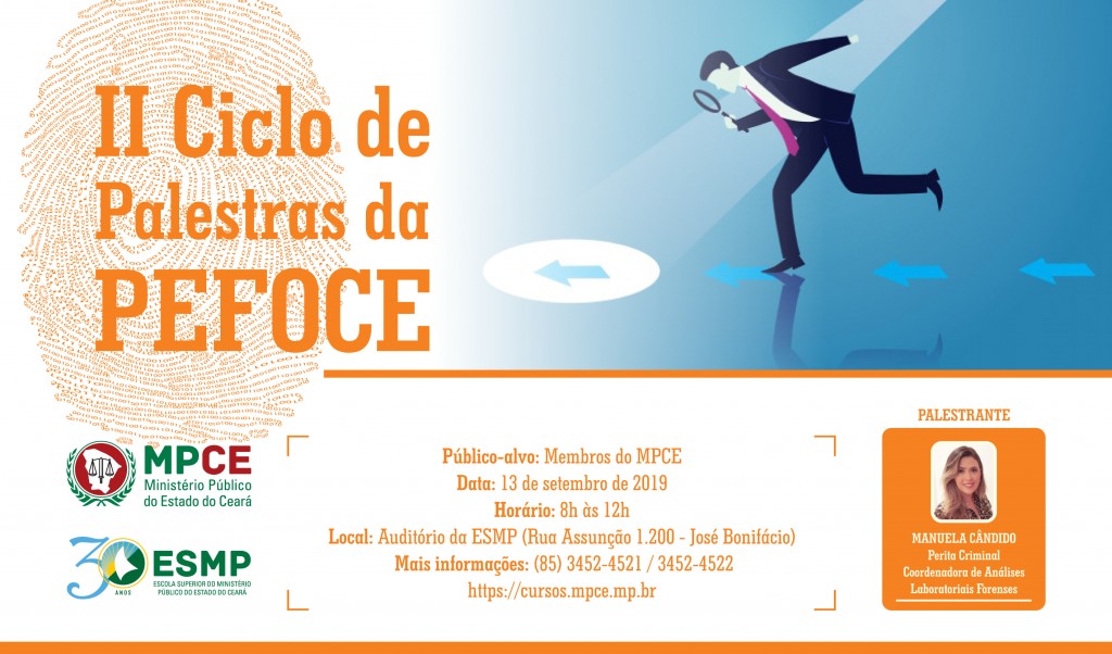 II Ciclo de Palestras da Pefoce debate sobre importância de exames na elucidação de crimes