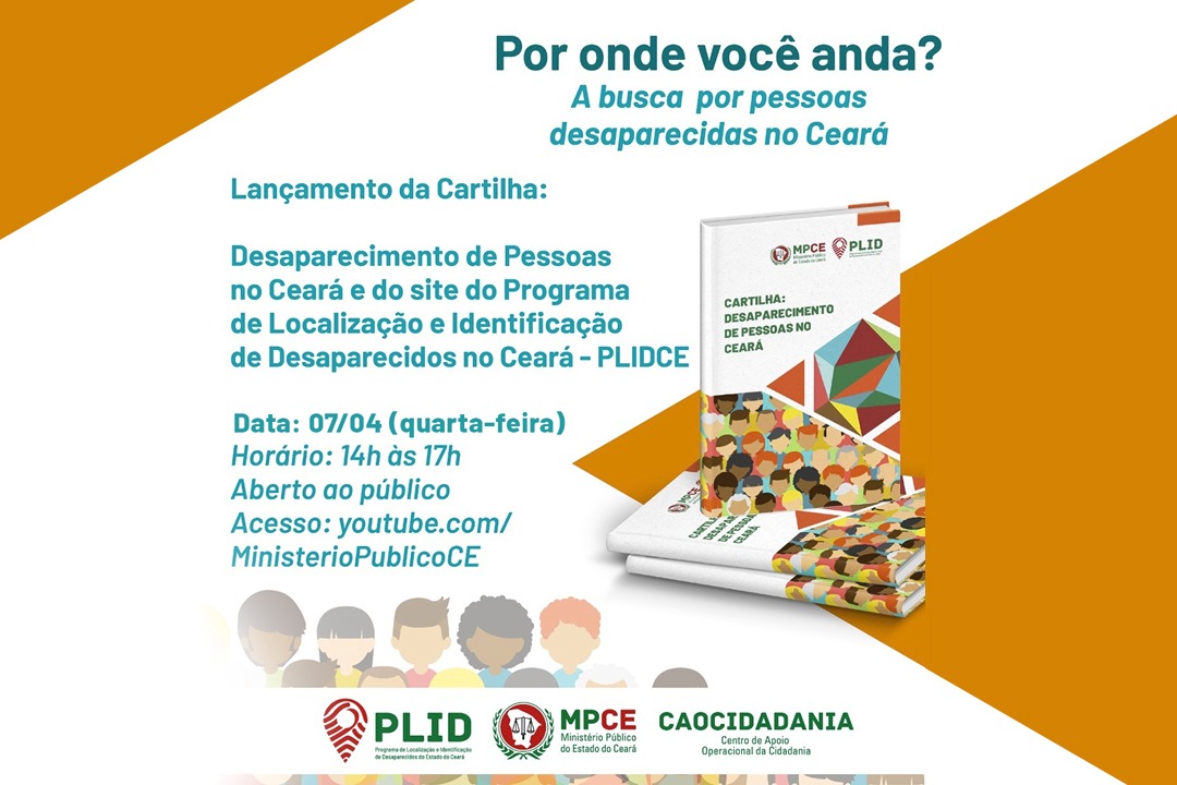 MPCE promove evento de lançamento de cartilha e site sobre localização e identificação de desaparecidos no Ceará