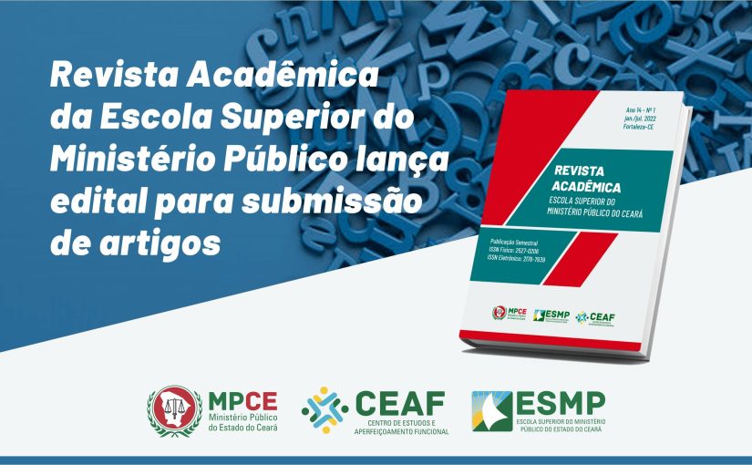 Revista Acadêmica da Escola Superior do Ministério Público lança edital para submissão de artigos