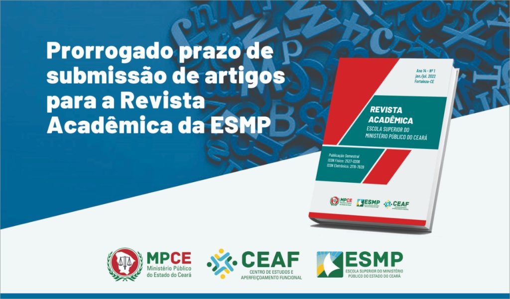 Prorrogado prazo de submissão de artigos para a Revista Acadêmica da ESMP