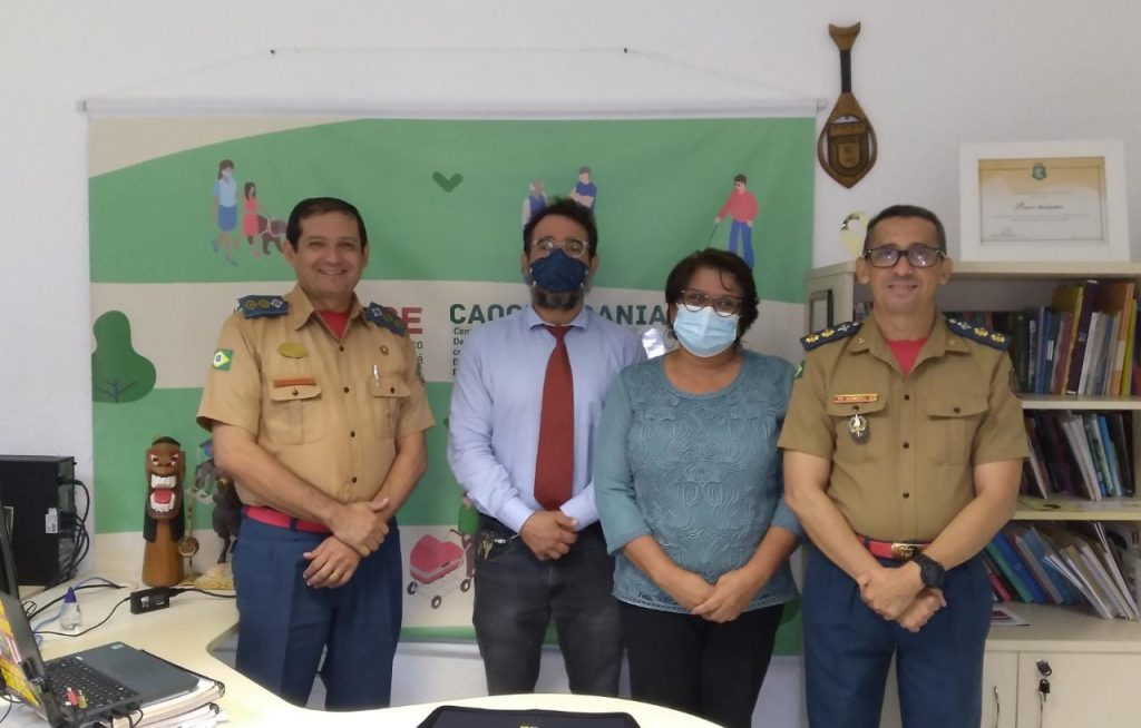 MPCE e Corpo de Bombeiros planejam formação em primeiros socorros e prevenção a incêndios nas ILPIs e no órgão ministerial  