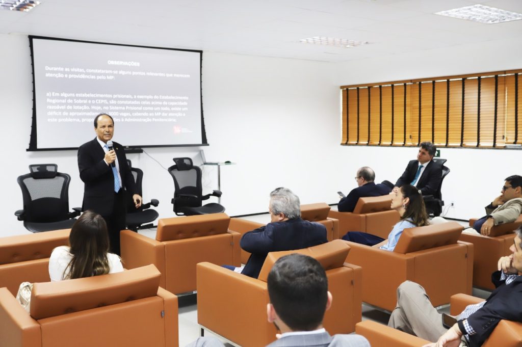 CNMP apresenta ao MPCE resultado de visita técnica ao sistema prisional cearense 