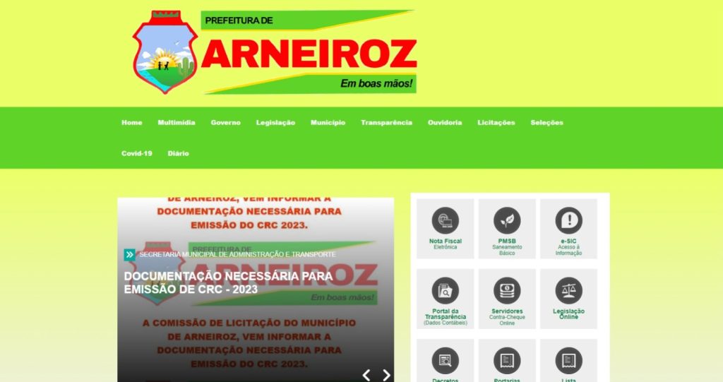MPCE recomenda que Município de Arneiroz disponibilize em site da Prefeitura lista de servidores em cargos efetivos e temporários 