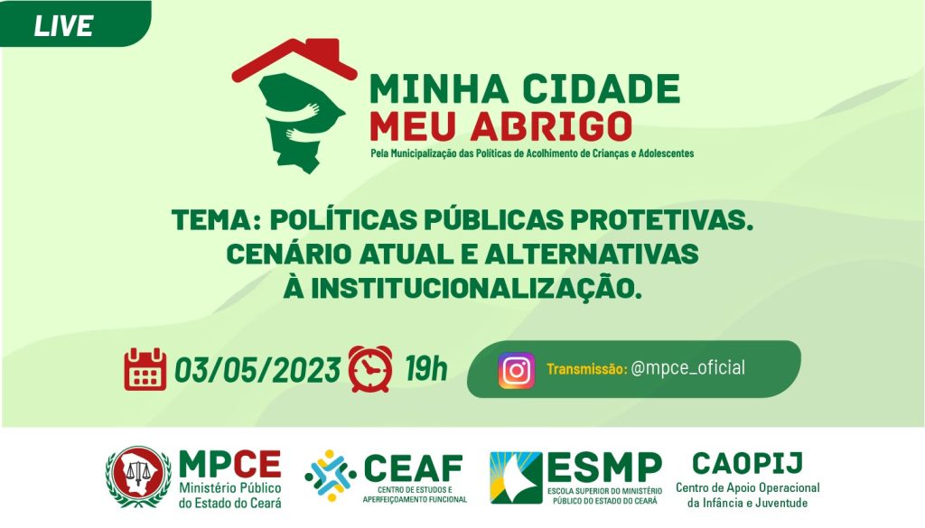 MPCE realiza ciclo de lives sobre adoção de crianças e adolescentes