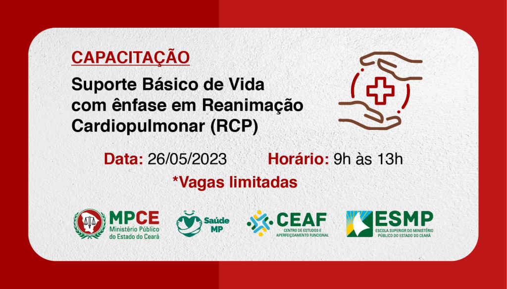 MPCE promove curso de primeiros socorros com foco na reanimação cardiopulmonar