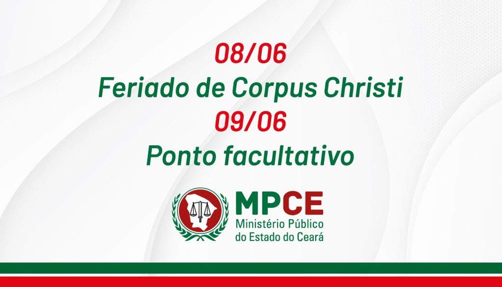 PGJ decreta ponto facultativo no dia 9 de junho