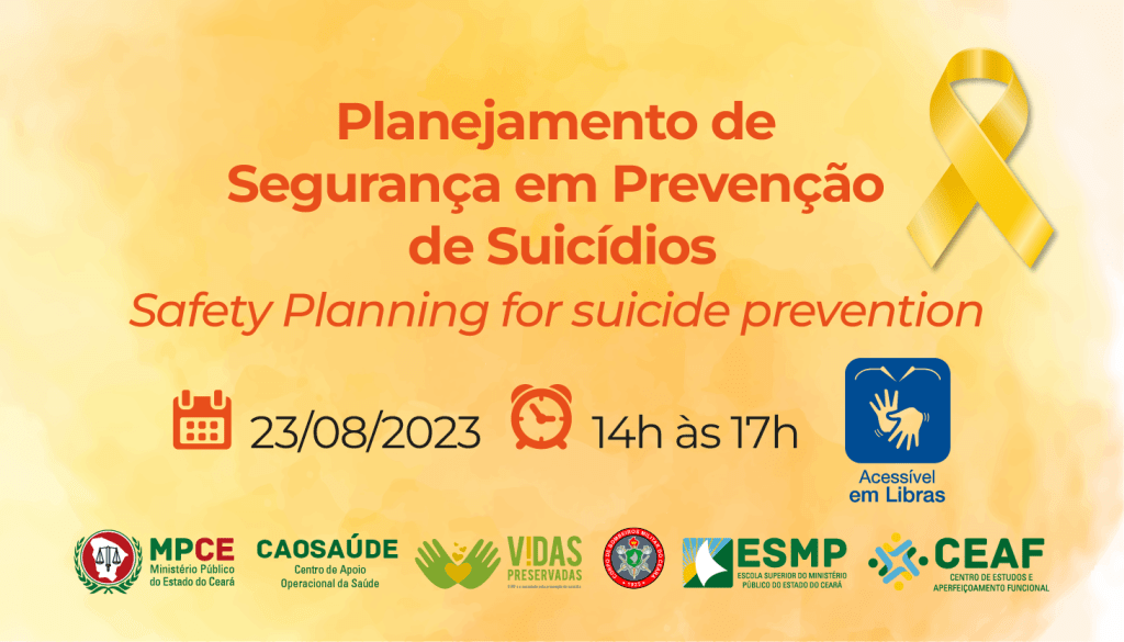 MPCE debate nesta quarta (23) experiência britânica no cuidado da saúde mental e prevenção ao suicídio