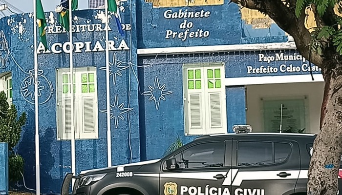 Operação do MPCE afasta prefeito de Acopiara e servidores municipais por supostos crimes de corrupção