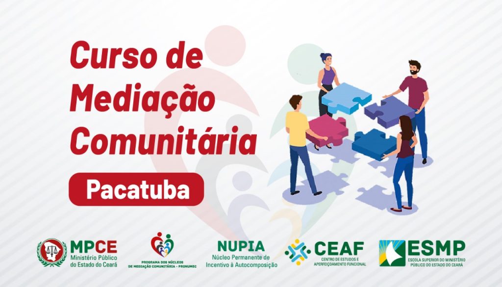 MPCE abre inscrições para capacitação de mediadores comunitários em Pacatuba