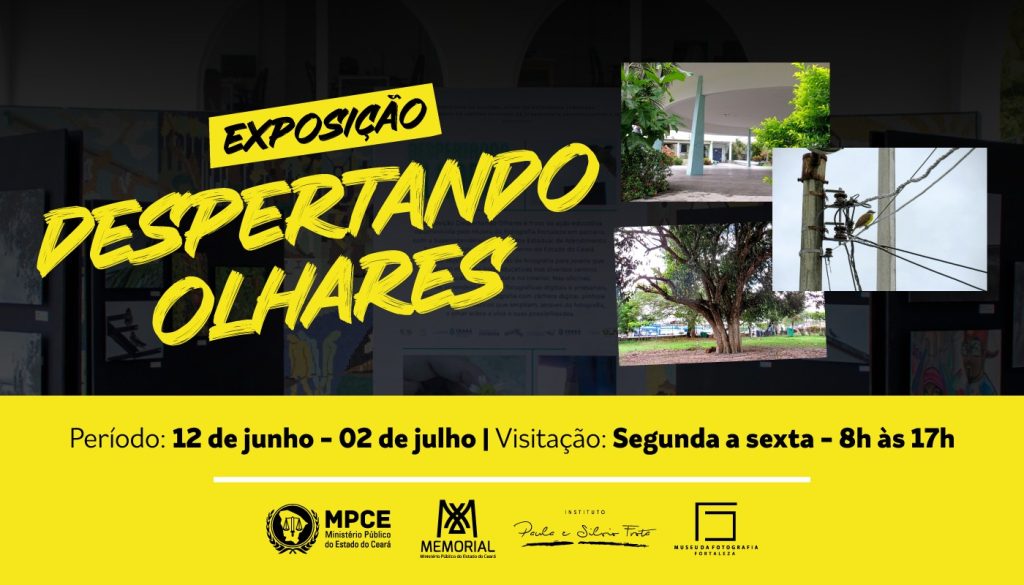 MP do Ceará promove exposição “Despertando Olhares” com mostra de fotografias feitas por jovens de centros socioeducativos 