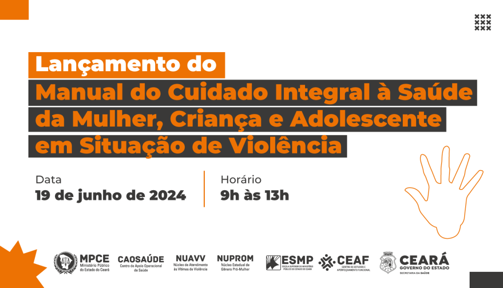 Manual de atendimento às vítimas de violência será lançado em evento no MP do Ceará