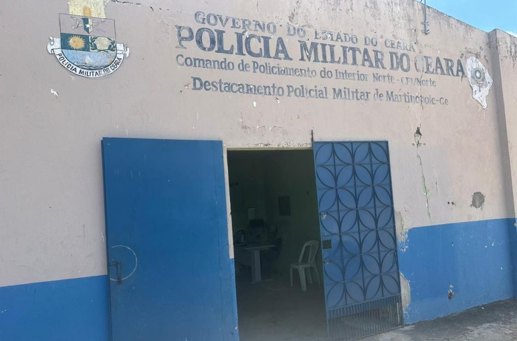 Justiça acata pedido do MP do Ceará e determina que Estado reforce efetivo e faça melhorias na base da Polícia Militar de Martinópole