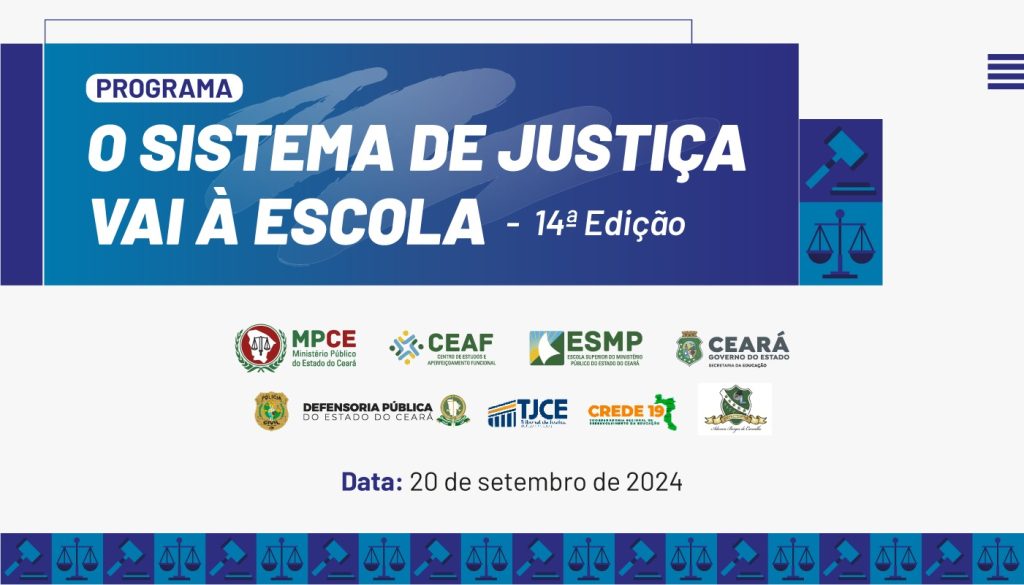 14ª edição do “Sistema de Justiça vai à Escola” leva conhecimento sobre direitos e cidadania a estudantes de Juazeiro do Norte