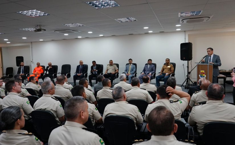 PGJ participa de treinamento de policiais militares que vão atuar no dia da votação