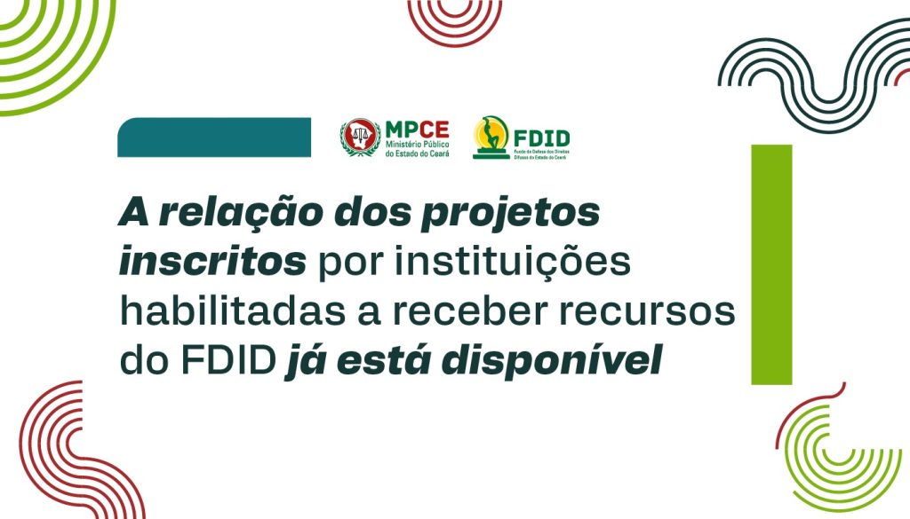 FDID divulga relação de projetos que serão analisados para receber recursos do fundo