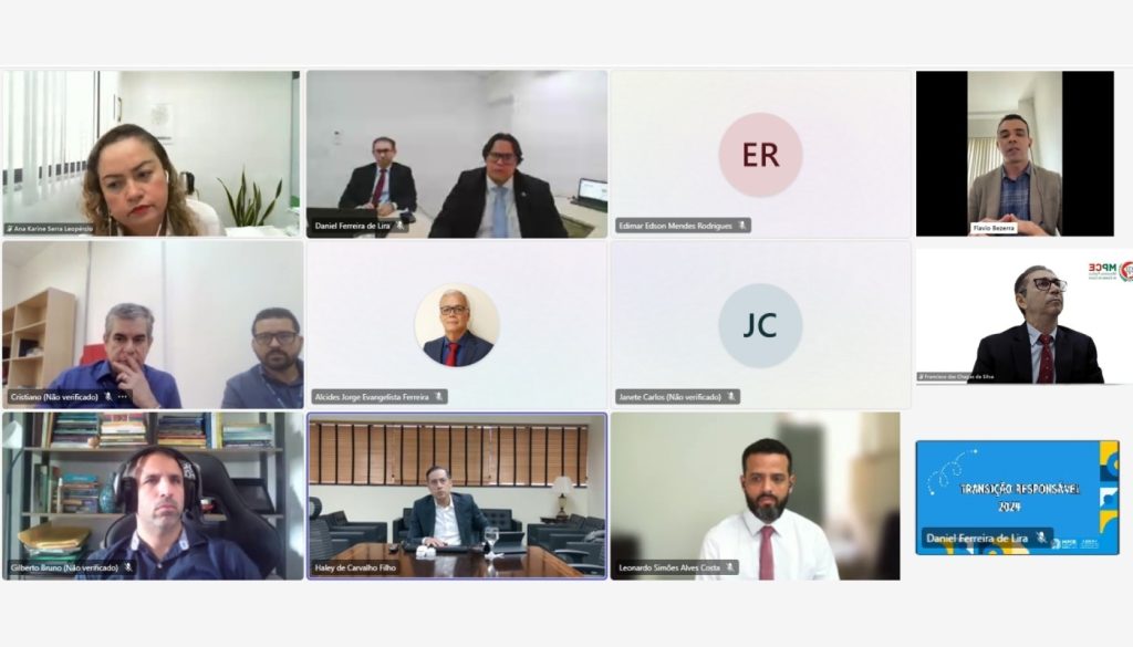 MP do Ceará se prepara para fiscalizar transição de mandato nas Prefeituras em parceria com Tribunal de Contas do Estado