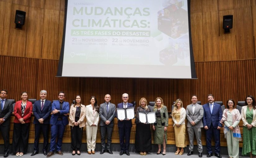 MP do Ceará assina pacto para atuar na prevenção e gestão de desastres socioambientais