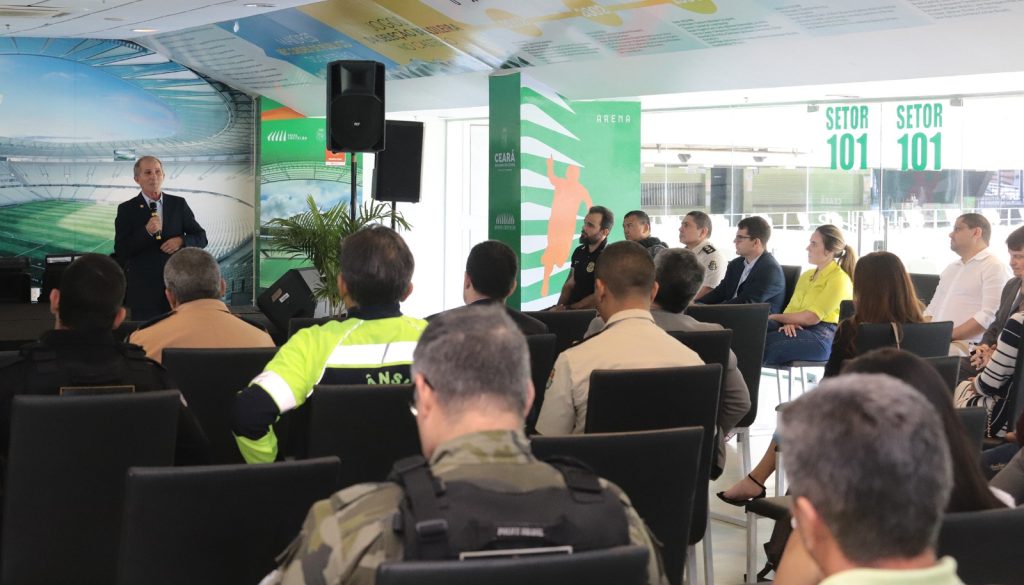 MP do Ceará apresenta balanço de ações de 2024 para garantir segurança e bem-estar de torcedores na Arena Castelão em Fortaleza