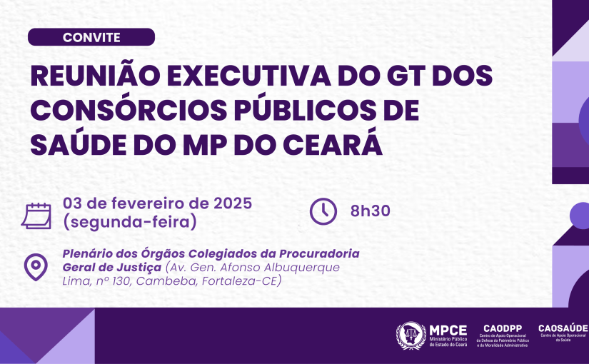 MP do Ceará irá discutir os desafios enfrentados pelos consórcios públicos de saúde do estado 