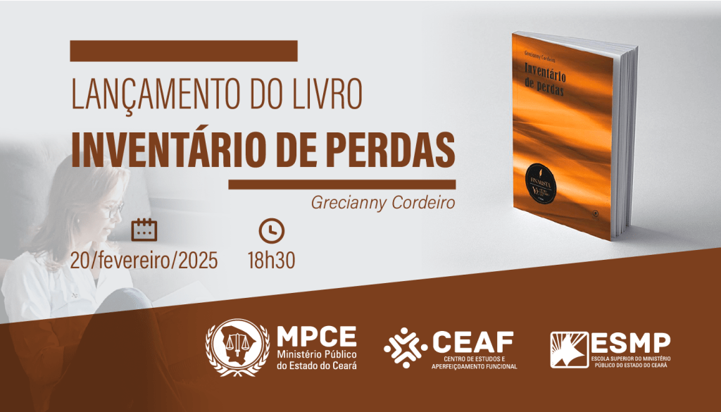 Romance histórico sobre jornada de liderança feminina no século XVII será lançado na Escola Superior do MP do Ceará