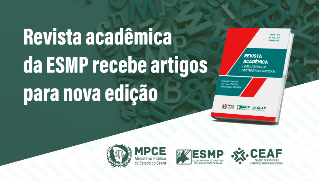 Revista acadêmica da ESMP recebe artigos para nova edição até dia 28 de fevereiro 