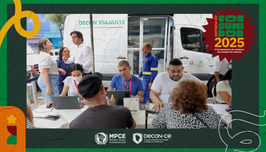 Semana do Consumidor 2025: Decon presta atendimento na Praça do Ferreira em Fortaleza