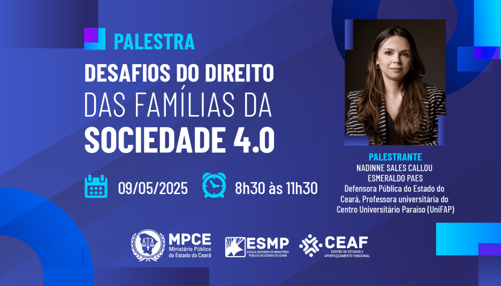 MP do Ceará debate impacto da tecnologia no Direito de Família em palestra no Cariri