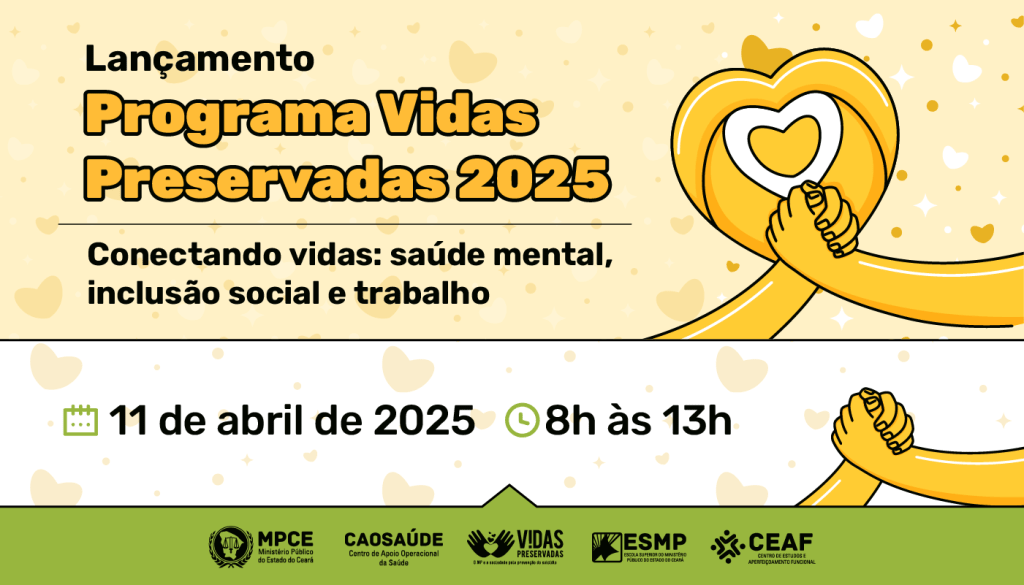 Edição 2025 do Programa Vidas Preservadas aborda nesta sexta-feira (11) a importância do trabalho para a inclusão social e a saúde mental 