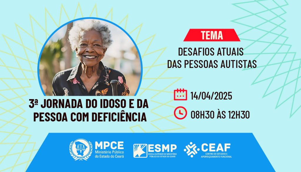 Desafios atuais das pessoas com Transtorno do Espectro Autista será tema da 3ª Jornada do Idoso e da Pessoa com Deficiência