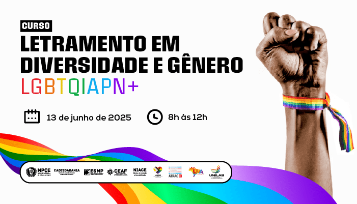 MP do Ceará promove curso sobre letramento em diversidade e gênero