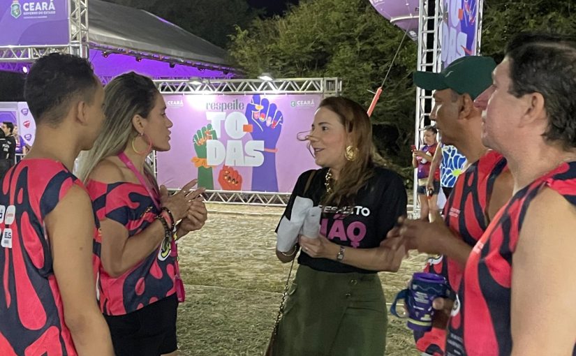 MP do Ceará participa de ação para prevenir e combater importunação sexual contra a mulher no Fortal