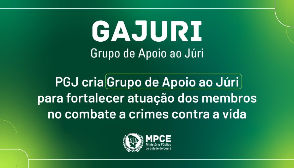PGJ cria Grupo de Apoio ao Júri para fortalecer atuação dos membros no combate a crimes contra a vida