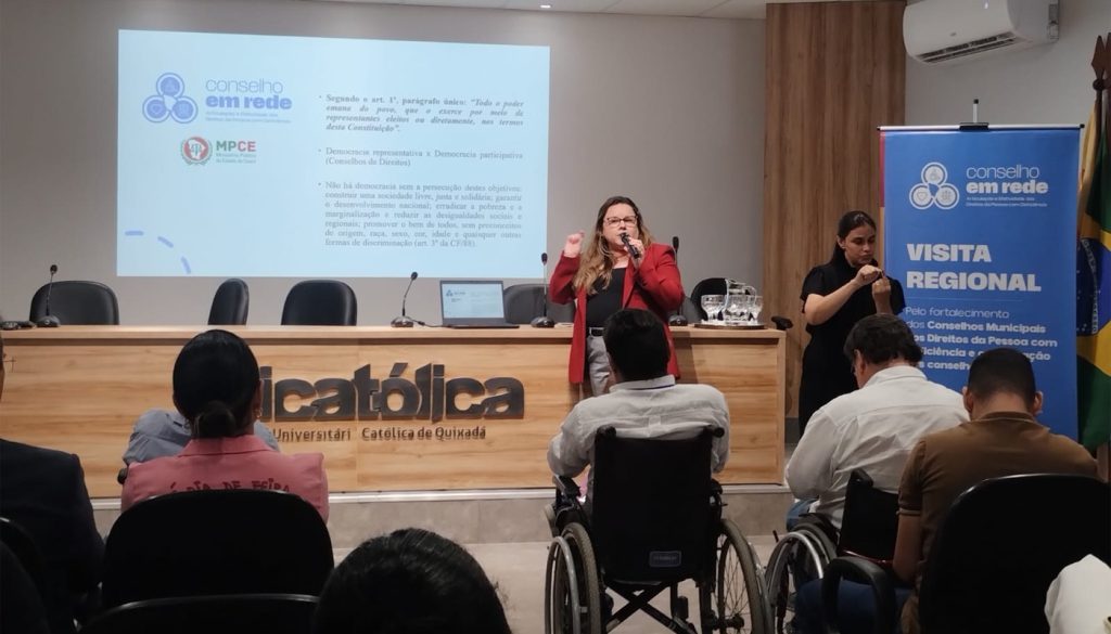 MP leva a Quixadá e Russas debate sobre direitos das pessoas com deficiência e fortalecimento de conselhos municipais