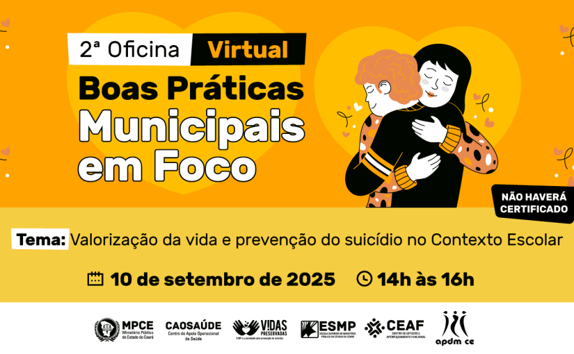 Oficina do MP do Ceará debaterá ações para prevenir casos de suicídio em escolas