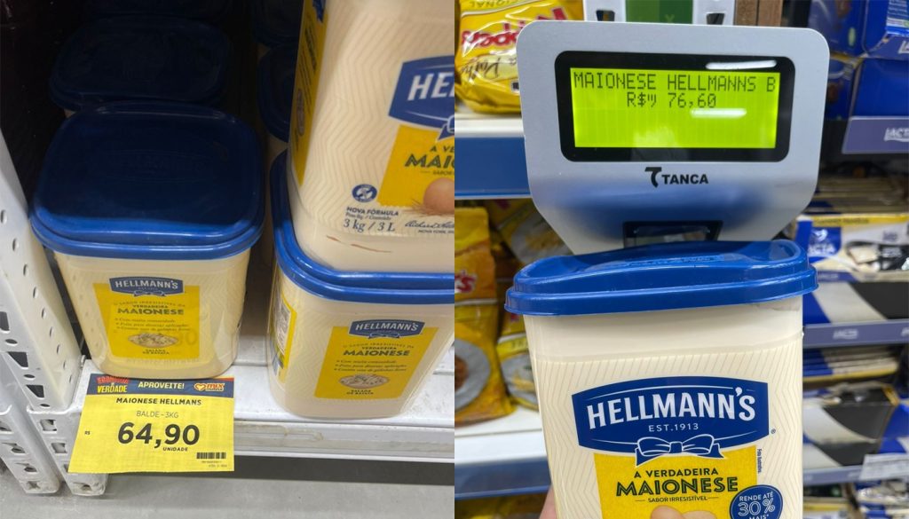 Decon autua supermercado em Maracanaú por vender produtos com preços diferentes na prateleira e no caixa