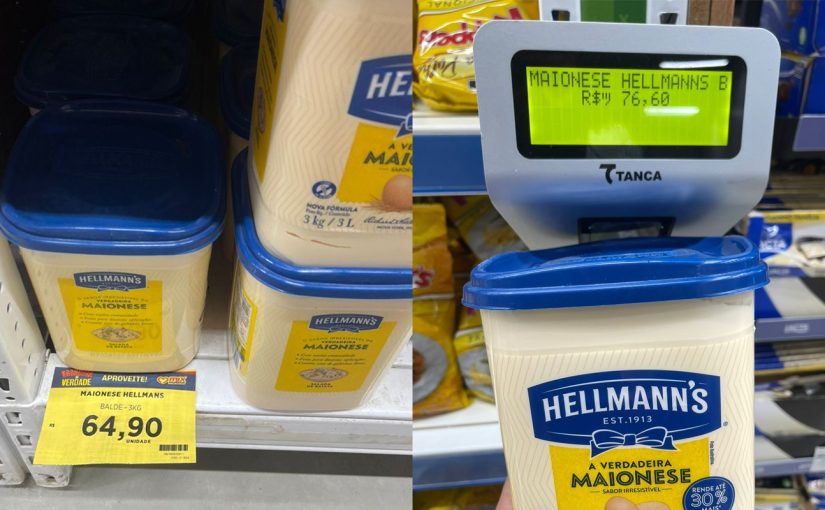 Decon autua supermercado em Maracanaú por vender produtos com preços diferentes na prateleira e no caixa