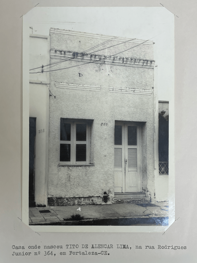 Casa em que Frei Tido nasceu foi tombada como patrimônio cultural de Fortaleza