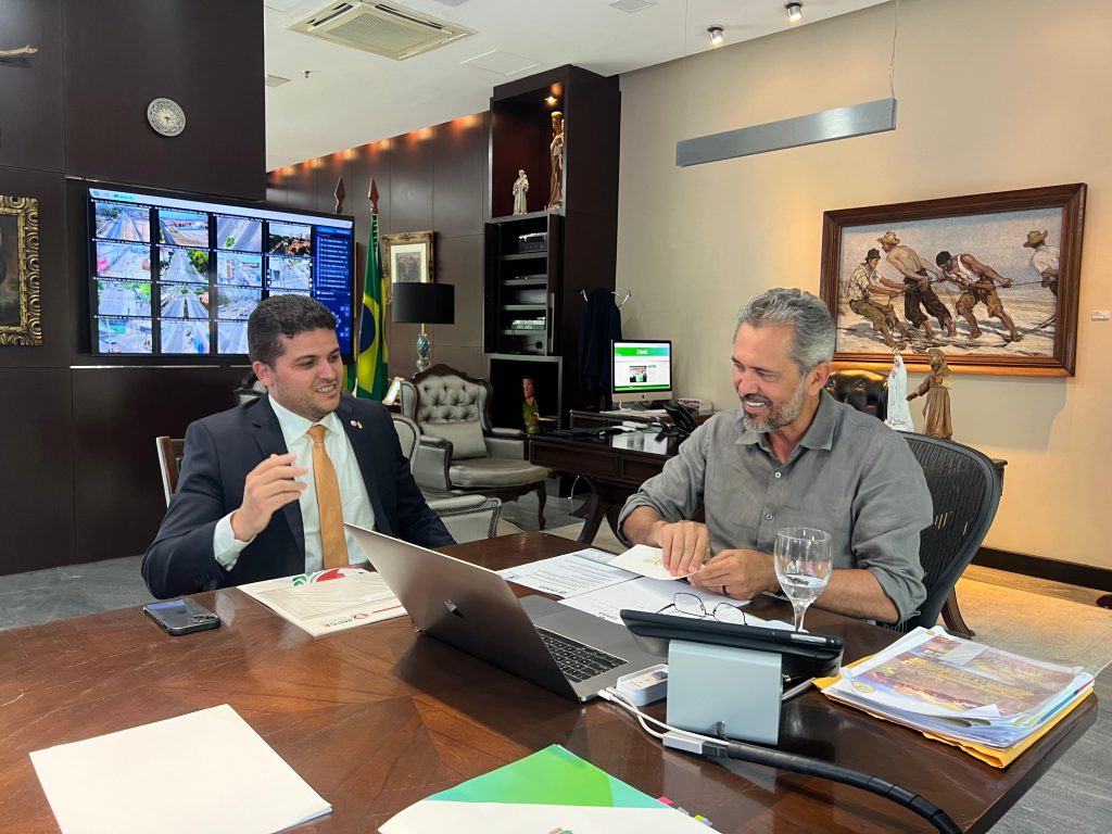 PGJ realiza visita institucional ao governador do Ceará e reforça compromisso no combate à criminalidade