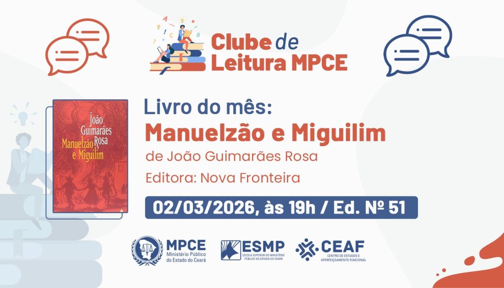 Clube de Leitura de março será sobre livro “Manuelzão e Miguilim”, do escritor Guimarães Rosa