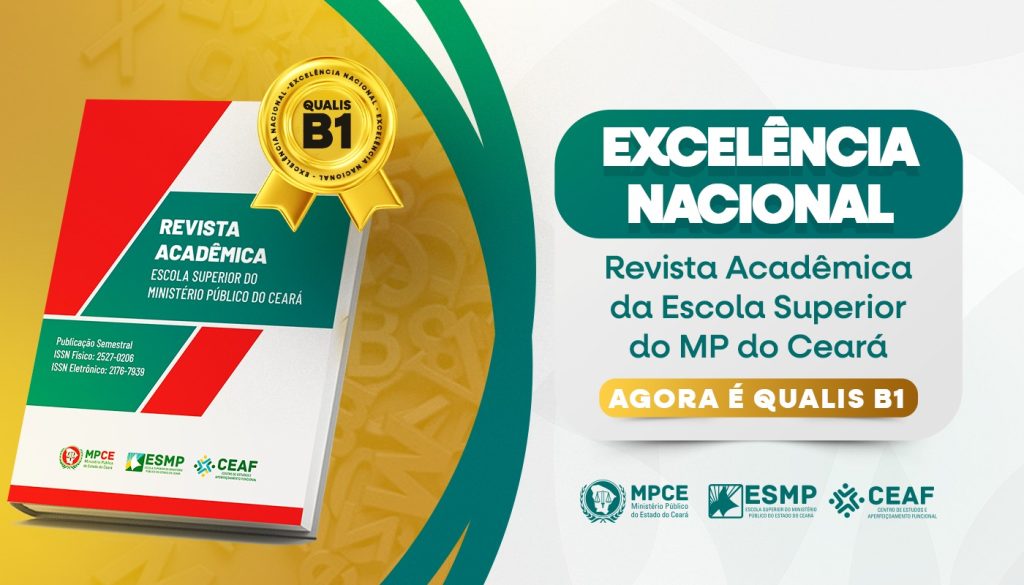 Revista Acadêmica da ESMP recebe certificação B1 na avaliação Qualis do Capes