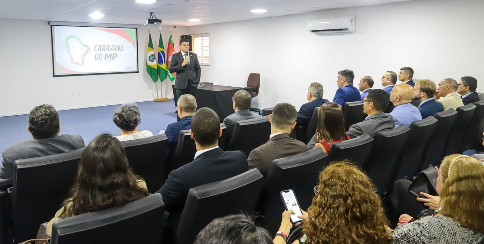 Caravana do MP em Sobral inicia com diálogo institucional e palestras do Conselho Superior, Centros de Apoio e Núcleo de Acolhimento às Vítimas de Violência 
