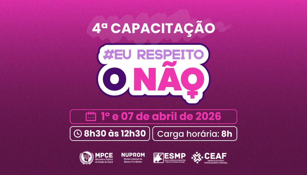 MP do Ceará abrirá nova turma de curso para prevenir e combater a violência contra as mulheres em estabelecimentos de lazer