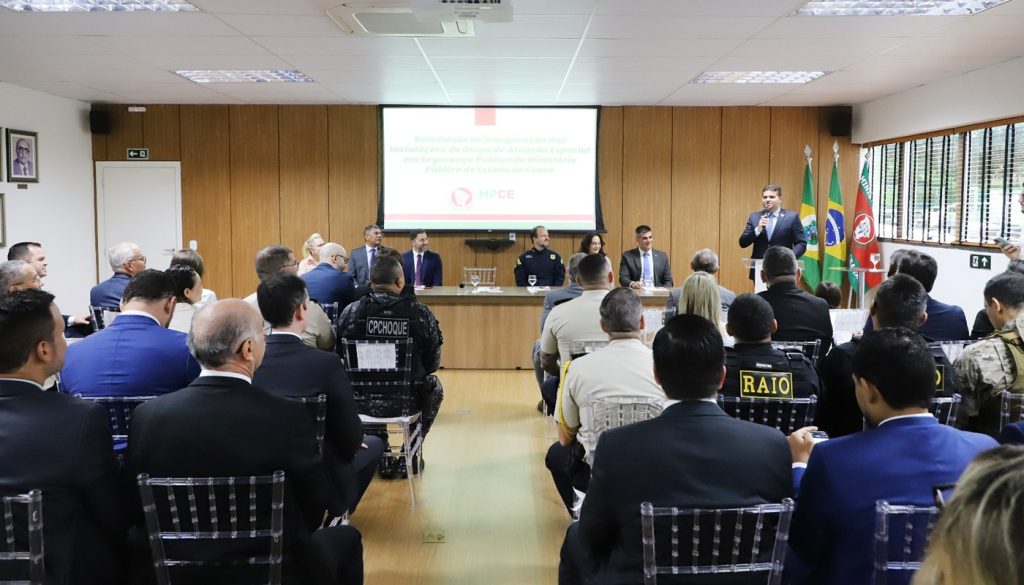 MP inaugura em Fortaleza instalações do Grupo de Atuação Especial em Segurança Pública (Gaesp) para reforçar integração institucional e combate ao crime