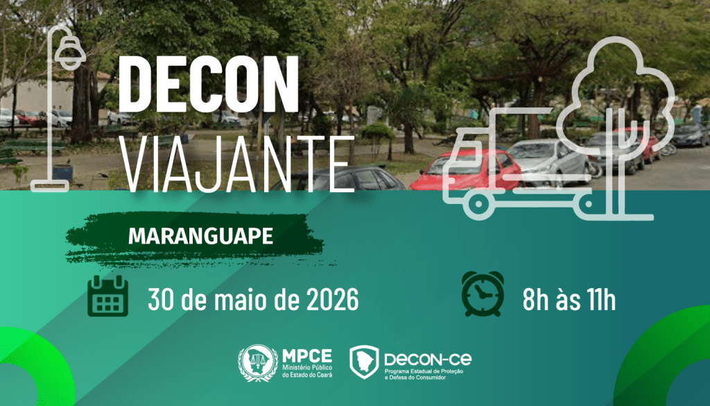 Decon Viajante levará à Maranguape mutirão de renegociação de dívidas e serviços de atendimento aos consumidores