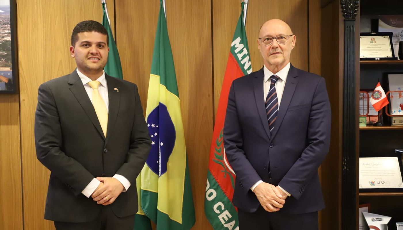 MP do Ceará e Abin debatem cooperação institucional no combate à criminalidade