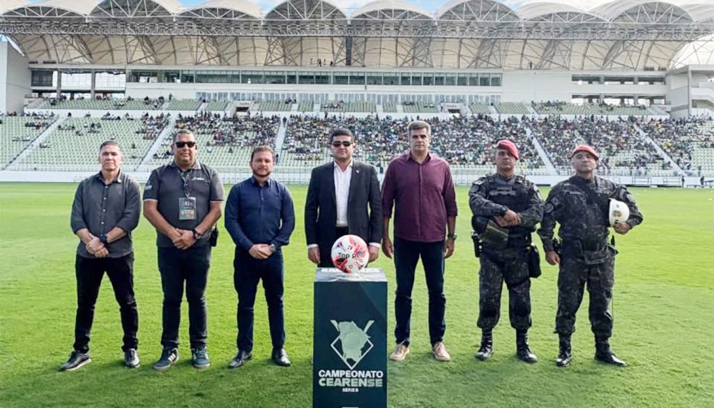 GNCOVE acompanha final da Série B do Campeonato Cearense e monitora ações de segurança na Arena Romeirão, em Juazeiro do Norte