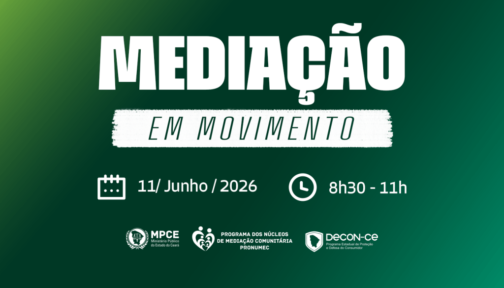 MP levará projeto “Mediação em Movimento” a moradores do bairro Sapiranga, em Fortaleza, no dia 11 de junho
