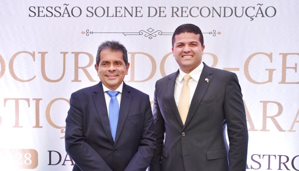 PGJ Herbet Santos participa de solenidade de recondução do procurador-geral de Justiça do Maranhão