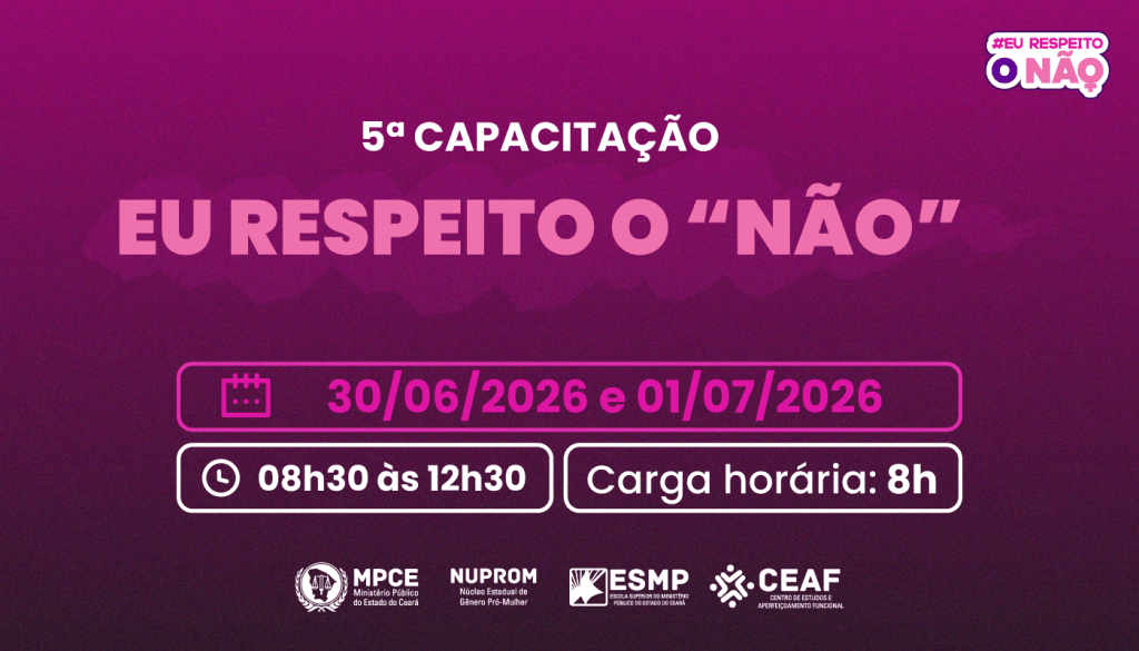 MP do Ceará capacitará profissionais que atuarão no Fortal para prevenir violência contra a mulher e acolher possíveis vítimas
