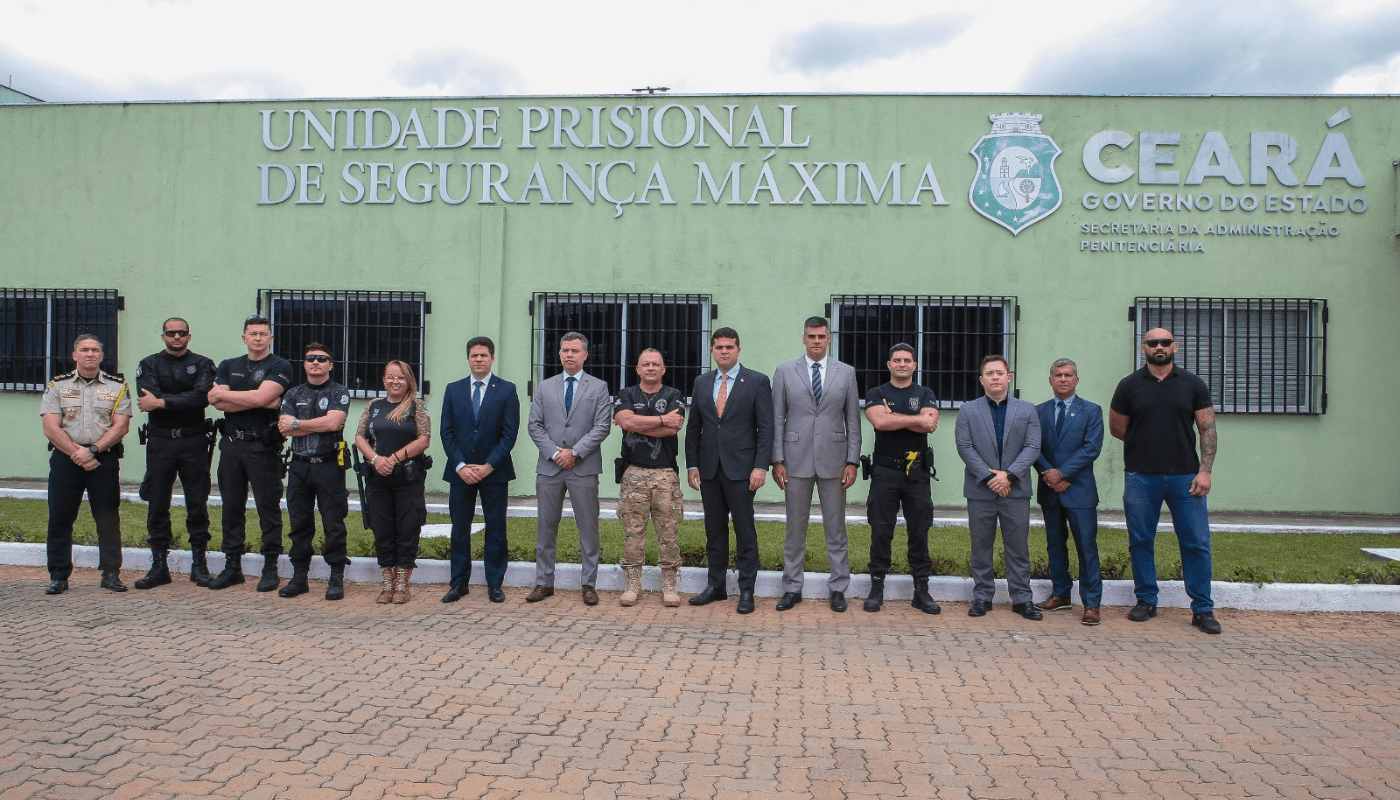 Comitiva do MP do Ceará realiza visita técnica à Unidade Prisional de Segurança Máxima do Estado